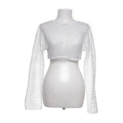 Crop top (Vit, Silverfärgad) från Zara