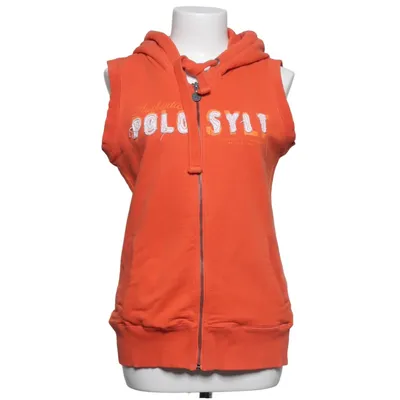 Short sleeve hoodie (Orange) from Polo Sylt Cotton, Polyester