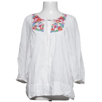 Blus (Vit, Flerfärgad) från The Garden Collection by H&M Ekologisk bomull