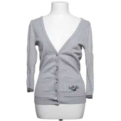 Cardigan (Grijs) van Hollister Katoen, Polyamide, Viscose