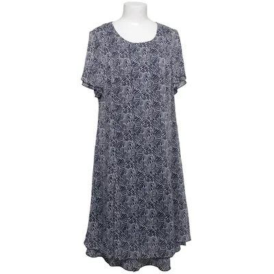 Jurk (Blauw, Wit) van Fair Lady Acetaat, Polyamide
