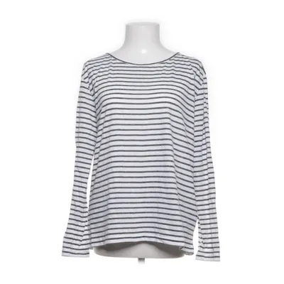 Långärmad t-shirt (Vit, Svart) från Samsøe & Samsøe Bomull, Polyester