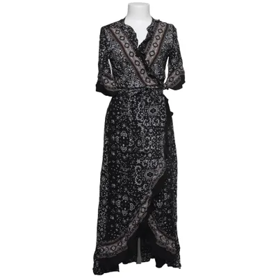 Robe portefeuille (Noir, Blanc) de Bindi Viscose