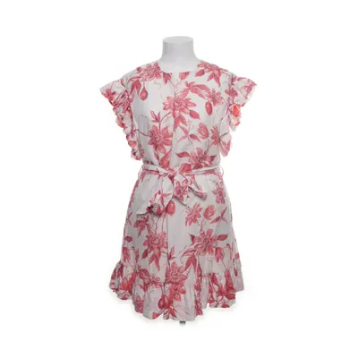 Jurk (Rood, Meerkleurig) van H&M Trend Viscose, Linnen, Katoen