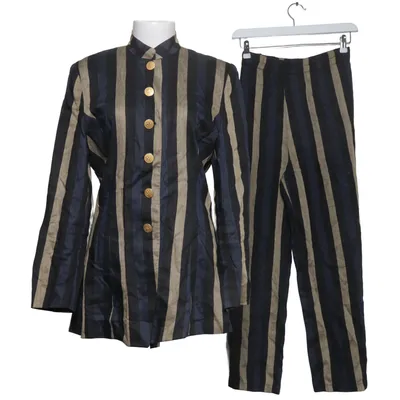 Costume (Bleu, Marron, Noir) de Time Collection Coton, Lin