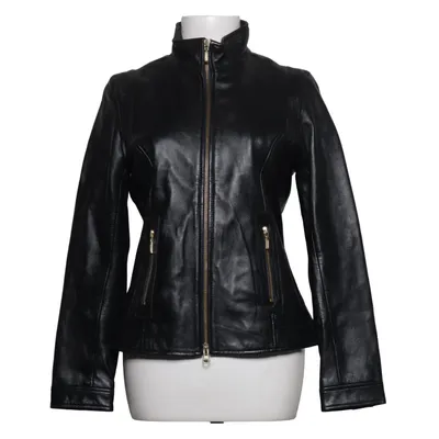 Leren jack (Zwart) van Tara Leer, Polyester