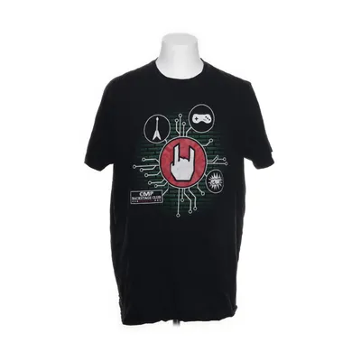 T-shirt (Zwart, Meerkleurig) van Gildan Softstyle Katoen