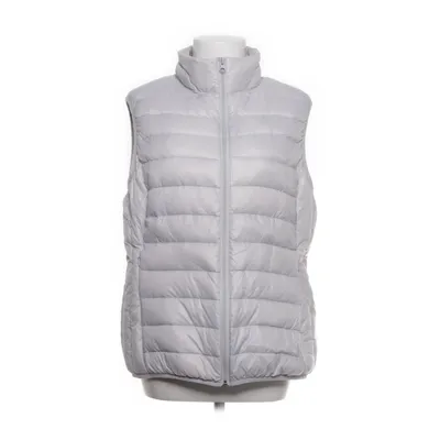 Down vest (Gray) from Blue Flame Down, Feather, Polyamide