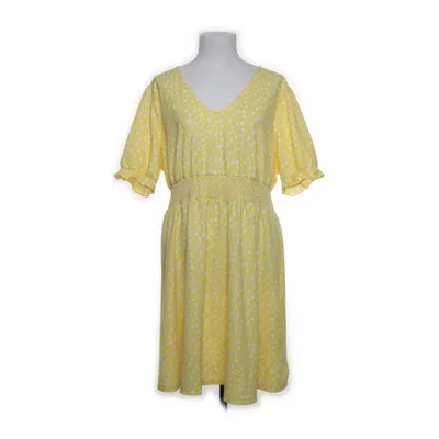 Jurk (Wit, Geel) van Rainbow Polyester, Elastaan