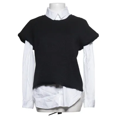 Top (Zwart, Wit) van Atos Lombardini Katoen, Elastaan, Nylon