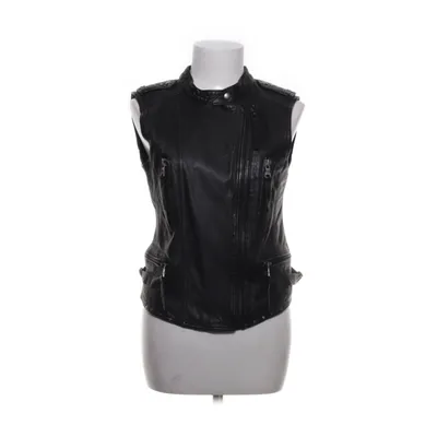 Bikervest (Sort) fra Oakwood Polyester