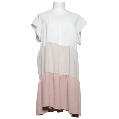 Dress (White, Beige, Pink) from Elite Elastane, Polyester