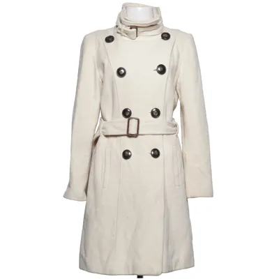 Coat (White) from Laura Clement La Redoute Polyamide, Polyester, Wool