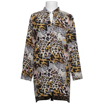 Blus (Gul, Svart, Flerfärgad) från Impress Elastan, Polyester