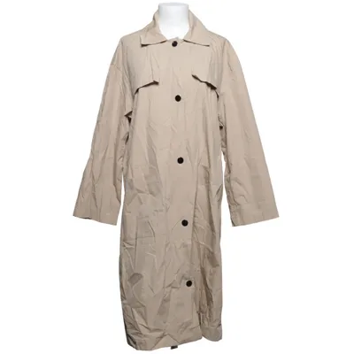 Trench coat (Beige) from Pieces Cotton, Polyamide