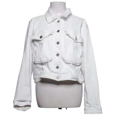 Jeansjacka (Vit) från Unique You Unique Denim Bomull, Elastan