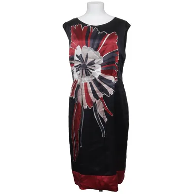 Jurk (Zwart, Rood, Meerkleurig) van Marella Cupro, Zijde, Viscose