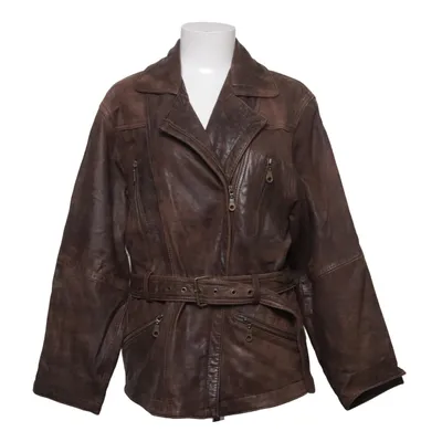 Leather jacket (Brown) from Lager 157 Leather, Polyester