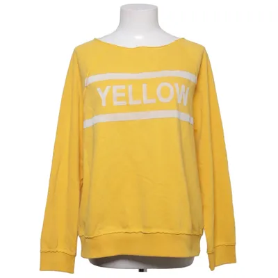 Sweatshirt (Gul) fra Juvia Bomuld, Polyester