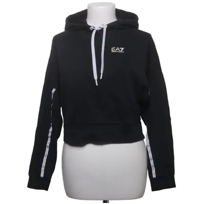 Hoodie (Black) from Emporio Armani Cotton, Elastane, Polyester