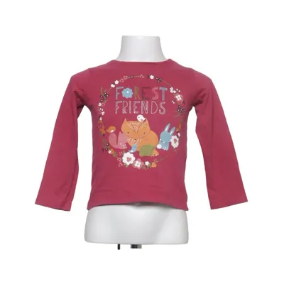 Långärmad t-shirt (Röd) från Nutmeg Bomull, Elastan