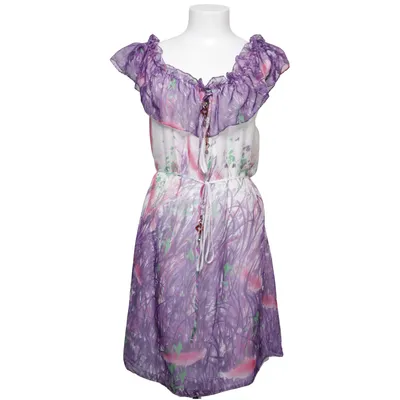 Robe (Violet, Multicolore) de Exaltation Soie