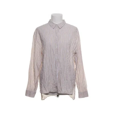 Shirt (Beige, White) from A Part Of The Art Cotton, Elastane