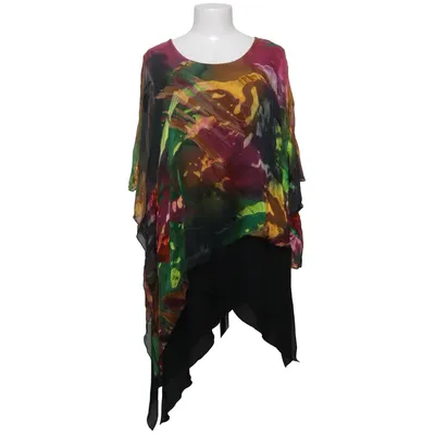 Tunika (Schwarz, Mehrfarbig) von Kirsten Krog Design Polyester, Seide, Viskose