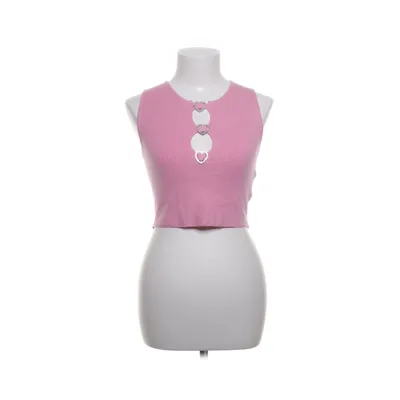 Crop top (Rosa) från FB Sister Knitwear Elastan, Polyamid, Viskos