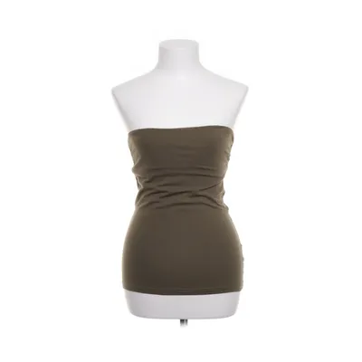 Tube top (Green) from H&M Basic Cotton, Elastane