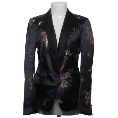 Tuxedo jacket (Black, Pink, Green) from Zara Basic Polyester