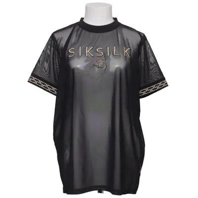 T-shirt (Noir) de SikSilk Élasthane, Polyester