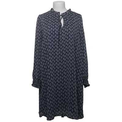 Dress (Blue, White) from Cortefiel