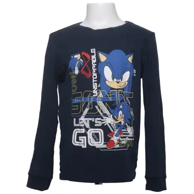 Långärmad t-shirt (Blå, Flerfärgad) från sonic the hedgehog