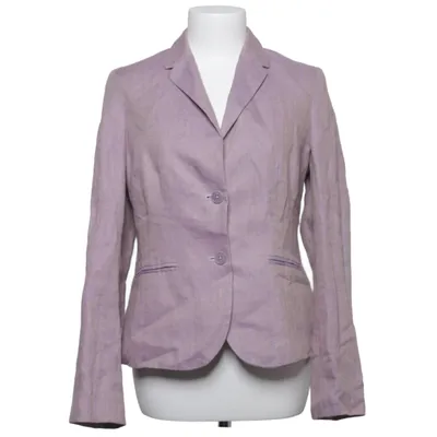 Blazer (Lila) van Grüne Erde Katoen, Linnen