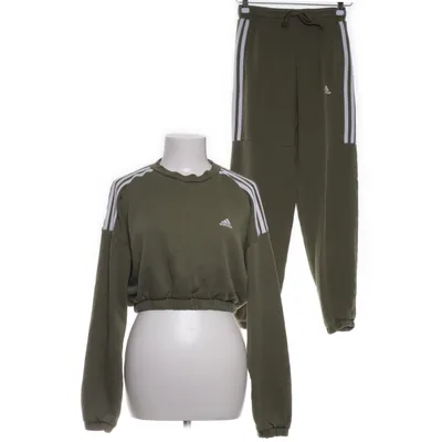 Sportssæt (Grøn) fra Adidas Bomuld, Elastan, Genanvendt polyester