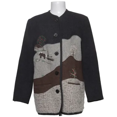 Jakke (Grå, Brun, Flerfarvet) fra Meico Polyester