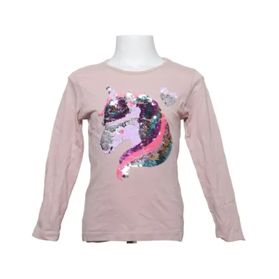 Långärmad t-shirt (Rosa, Flerfärgad) från Lindex Kids Bomull