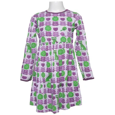 Dress (Purple, Green, White) from Duns Sweden Organic cotton