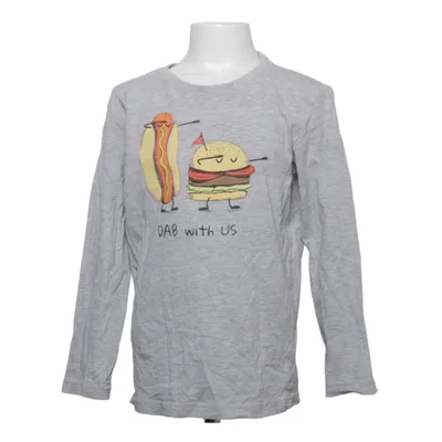 Langærmet t-shirt (Grå) fra Idexe Bomuld, Viscose