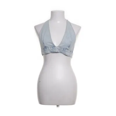 Halterneck top (Blå) fra Pull & Bear Bomuld