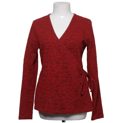 Cardigan cache-cœur (Rouge, Marron) de Qiero Coton, Élasthane, Polyester