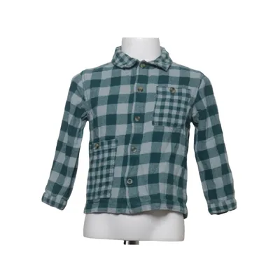 Flannel shirt (Green, White) from Minimarket Cotton