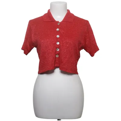 Crop top (Röd) från Sinclair Akryl, Metallfiber, Viskos