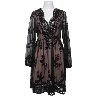 Robe de cocktail (Noir, Beige) de Danity Polyester