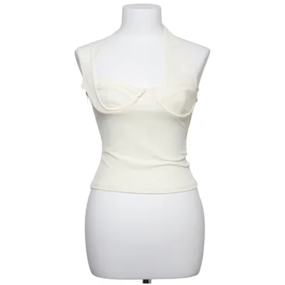 Halterneck top (Hvid) fra White Fox Elastan, Polyester