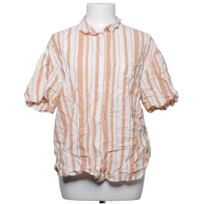 Chemise à manches courtes (Beige, Blanc) de Uniqlo Lin, Viscose