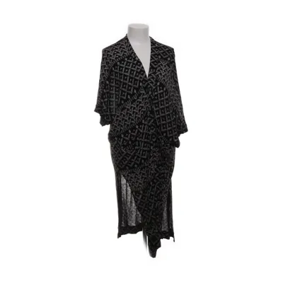 Kaftankjole (Sort, Beige, Flerfarvet) fra Lindex Lyocell, Viscose