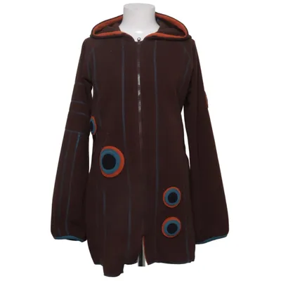 Capuchon sweater (Bruin, Blauw, Oranje) van Coline Polyester