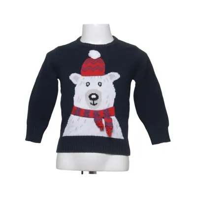 Christmas sweater (Blue, White, Red) from Knit Design Cotton